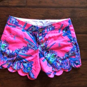 Lilly Pulitzer Scalloped Shorts